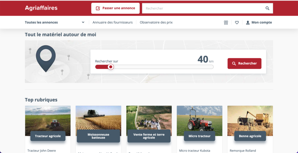agriaffaires machine agricole