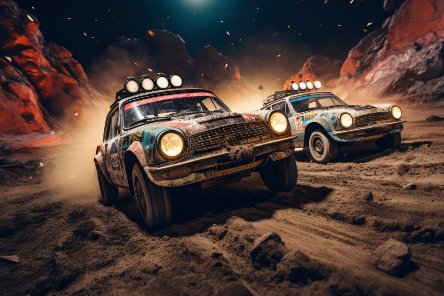 film course de voiture